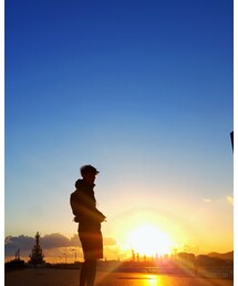 ええ夕日🙆☀ | 照明
