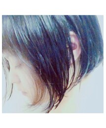 お風呂上がりの一枚「鬱陶しくて切っちゃいました、じぶんで。」 | その他