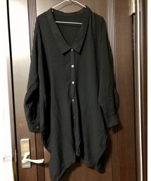 月暈で購入 | 月暈(古着屋)で購入したドレープブラウス　貝ボタンなのがお気に入り(シャツ/ブラウス)