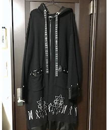 SEX POT ReVeNGe | ルーン文字モチーフのプリントとリボンがお気に入り(パーカー)