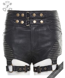 Punk Rave | Blitzkrieg leather shorts(その他パンツ)