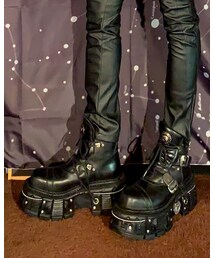 NEW ROCK | M.TANK007-S01 Platform Boots(ブーツ)