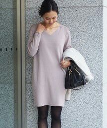 Jewel Changes | ●JOC ソウバリ Vネック ドロップショルダー ワンピース(ワンピース)