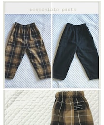 hokkoriko | リバーシブルテーパードパンツ(パンツ)