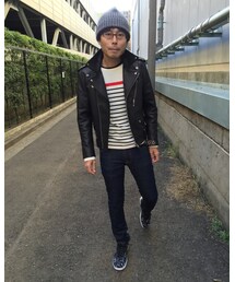 デート反骨精神なライダースコーデ | ラッピングキット