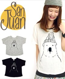 sanjuan | クマTシャツ(Tシャツ/カットソー)