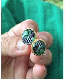 Handmade | マリメッコ風ハンドメイドピアス(ピアス（両耳用）)