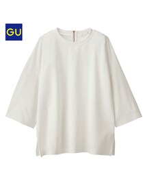 GU | ワイドスリーブプルオーバー白(Tシャツ/カットソー)