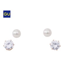 GU | バックパールピアス(ピアス（両耳用）)