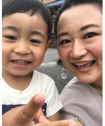 ママとムスコ | ママとそらのすけのツーショット♡(その他)