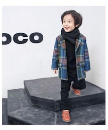 おとりよせ.com | チェックチェスターコート☁︎120cm(チェスターコート)