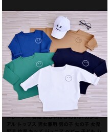 おとりよせ.com | お顔マークつきロンT☁︎110cm(Tシャツ/カットソー)