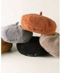 ラクマ | agnes.b.風ベレー帽(ハンチング/ベレー帽)