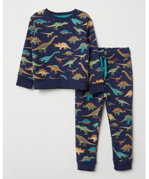 H&M | ダイナソーセットアップ☁︎110/115cm(スウェット)