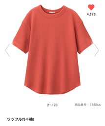 GU | ワッフルT半袖☁︎XL(Tシャツ/カットソー)