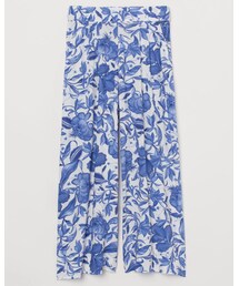 H&M | ボタニカル柄ガウチョ☁︎44P(その他パンツ)