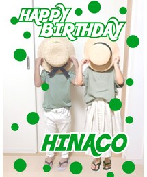 ひなこちゃんハピバ！ | 5歳の誕生日おめでとう☁︎*॰¨̮(その他)