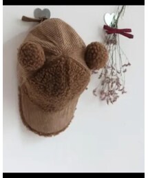 cozy select | クマ耳コーデュロイキャップ(キャップ)