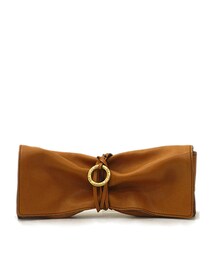 SAN HIDEAKI MIHARA | キャメルレザークラッチ(クラッチバッグ)