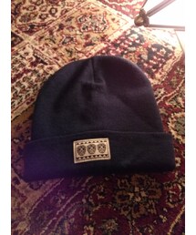 H&M ネイビーニット帽(ニットキャップ/ビーニー)