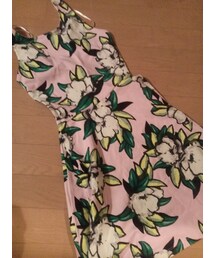H&M | ピンク花柄ワンピ(ワンピース)