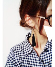 Handmade | タッセルピアス(ピアス（両耳用）)