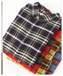 GLOBAL WORK | ソフトタッチフランネルシャツ

(トップス)