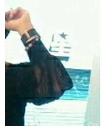 H&M | 異材質拼接(ニット/セーター)