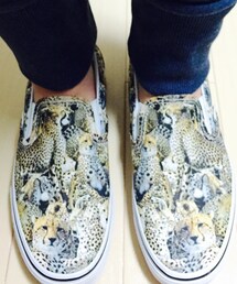 VANS | ヒョウ柄スリッポン(スニーカー)