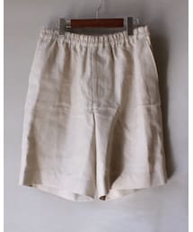AURALEE | LINEN GABADINE EASY SHORTS ECRU SIZE4(その他パンツ)