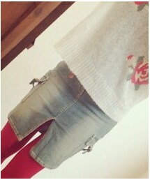 C・C・†CROSS | デニムスカート