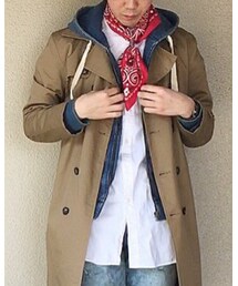 バンドカラーロングシャツ✨ | シャツ/ブラウス