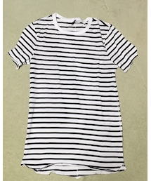 ロング丈ボーダーTシャツ | Tシャツ/カットソー