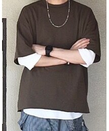 7分袖ロング丈Tee✨ | Tシャツ/カットソー