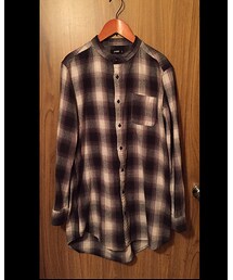 バンドカラーロングシャツ | シャツ/ブラウス