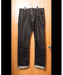 デニムパンツ… | さりげないチェック柄〜🎵(デニムパンツ)