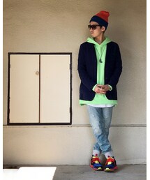 一応アウター着ていく心配性😂 | 夜、寒いの嫌だからね😅要らなかったけど😂(その他)