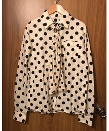 ドットシャツ | スカーフ付き(シャツ/ブラウス)