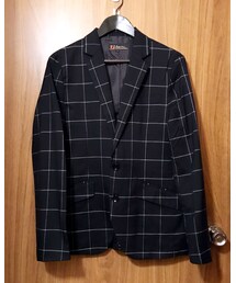 テーラードジャケット | ウィンドウペンチェックのセットアップ(テーラードジャケット)