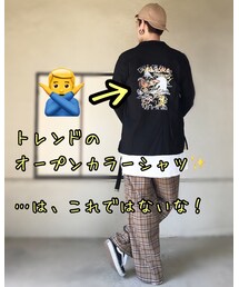 トレンドのオープンカラーシャツ…⁉️ | その他