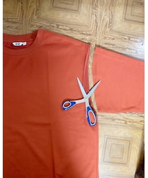 UNIQLO | エアリズムコットンオーバーサイズTシャツ（5分袖）(Tシャツ/カットソー)