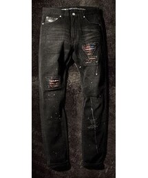 REPUTATION | R.P.T.N Washed Dark SAVAGE BLACK DENIM CLASSIC/N113(デニムパンツ)