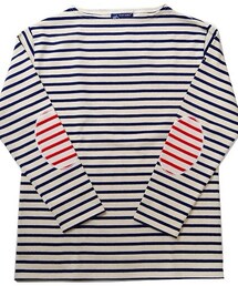 SAINT JAMES | OUESSANT ECRU/MARINE(TULIPE)(Tシャツ/カットソー)