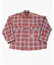 ESSAY | over sized open collar shirt(シャツ/ブラウス)