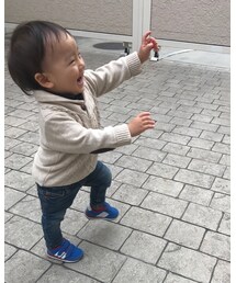 エルボーパッチがかわいい | ニット/セーター