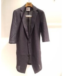 TORNADO MART | 麻メランジメッシュ7分袖チェスター(ジャケット/アウター)