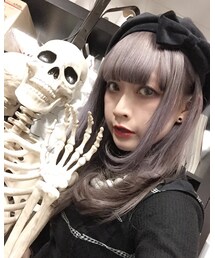 紫っぽいグレーっぽい色にしてもらった！ | その他