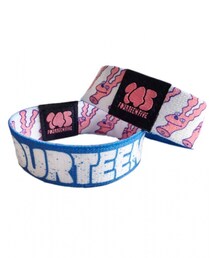 145:FOURTEEN FIVE | リバーシブルで使える新感覚ブレスレット！ゴム製なので手がかぶれる心配なし！購入はBOOMANIXで検索！！(バングル/リストバンド)