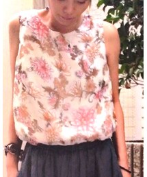 Furryrate | フラワーヨウリョウノースリーブ(トップス)