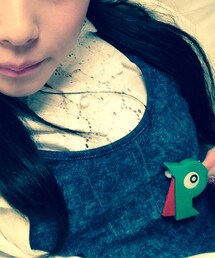 古着のレースシャツ(シャツ/ブラウス)